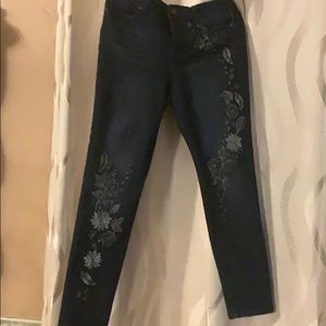 Embroidered Jeans